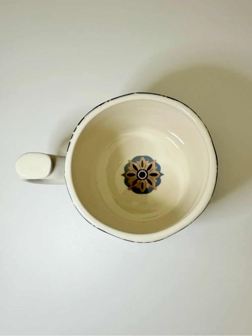 Anthropologie Mezze Monogram Mug, J